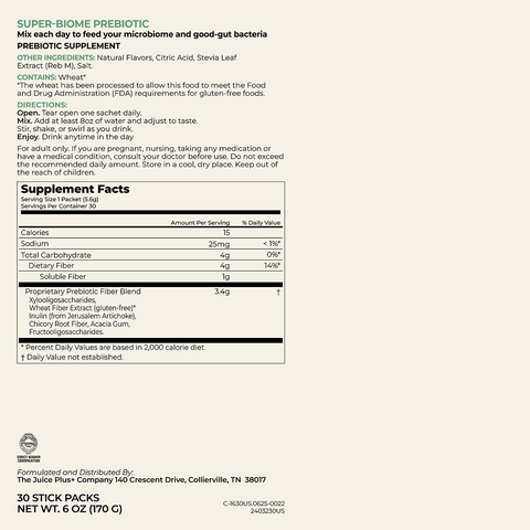 Super-Biome Probiotic + Prebiotic