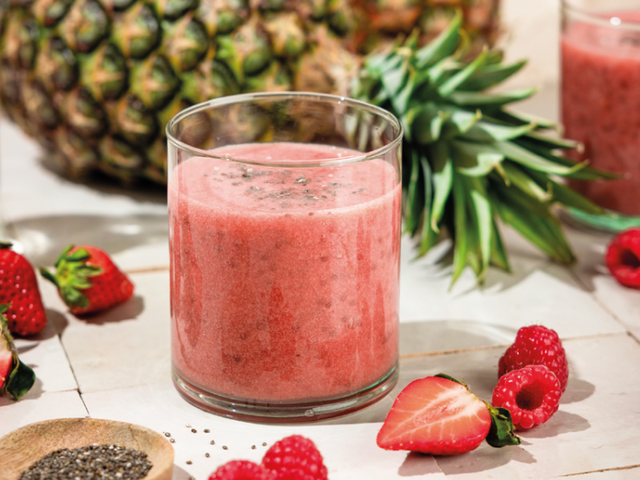 Strawberry, Apricot & Banana Smoothie