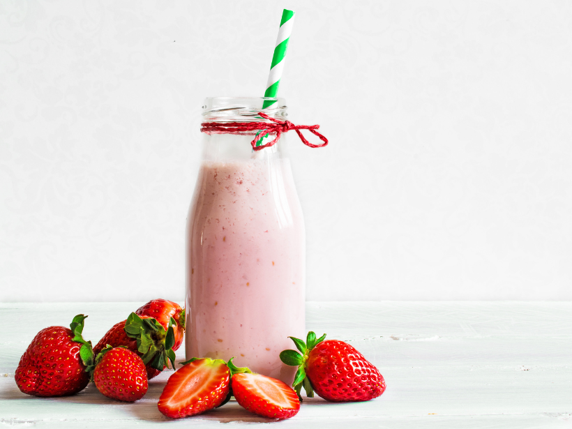 Strawberry Julius Complete Shake
