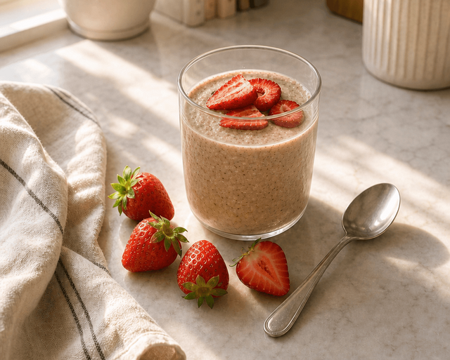 Vegan Strawberry Nice Cream