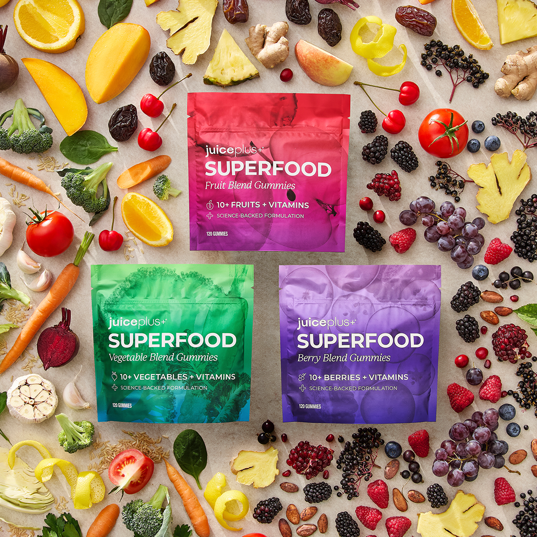 Mezcla de Frutas, Vegetales y Bayas Masticables