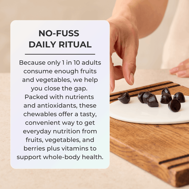 Fruit & Vegetable Blend Superfood Chewable Gummies