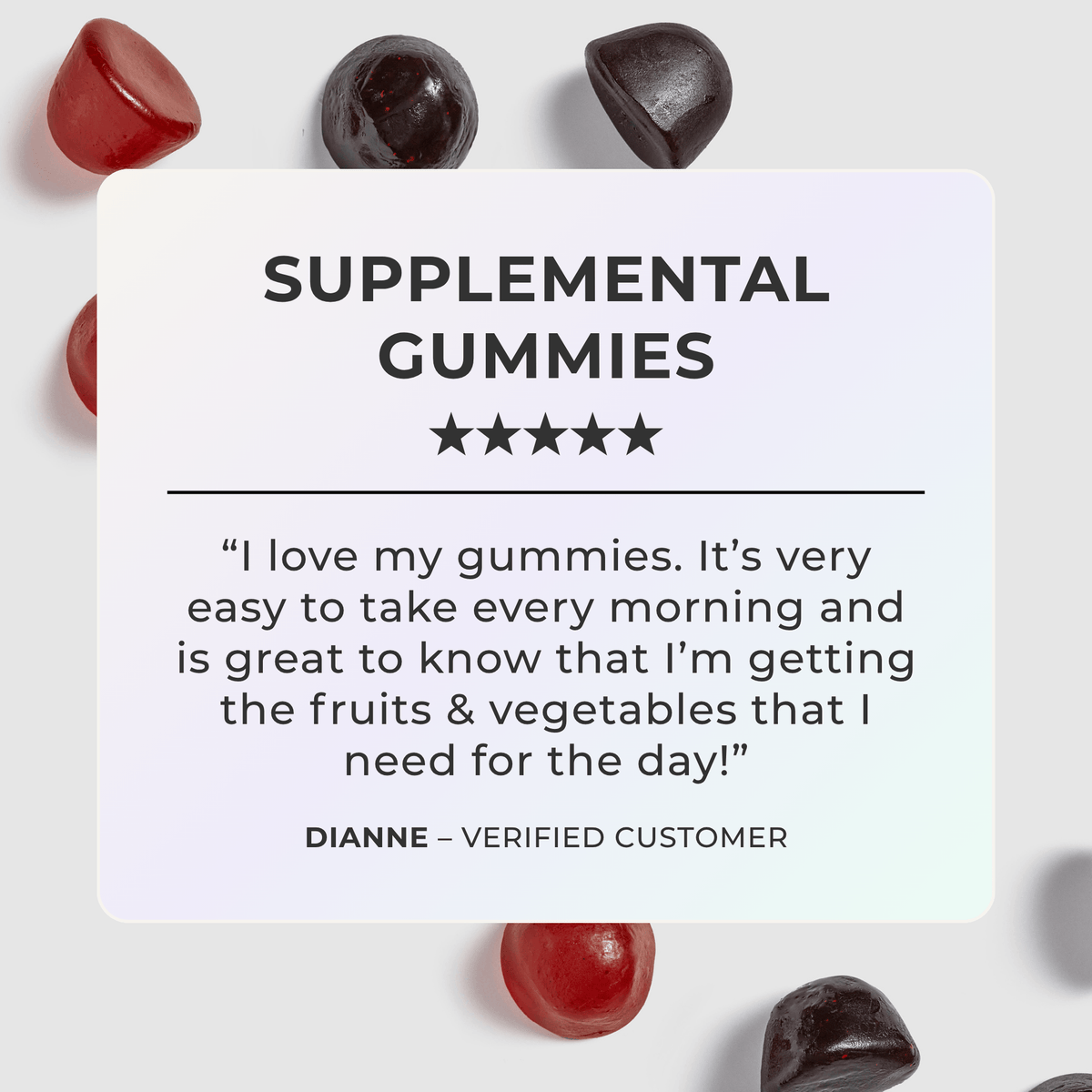 Fruit & Vegetable Blend Chewable Gummies