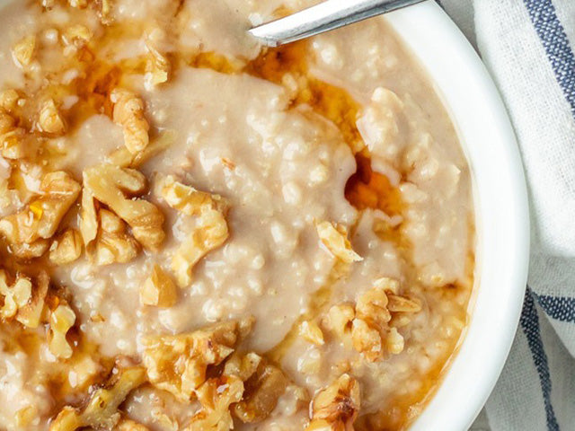 Maple Walnut Quinoa Porridge