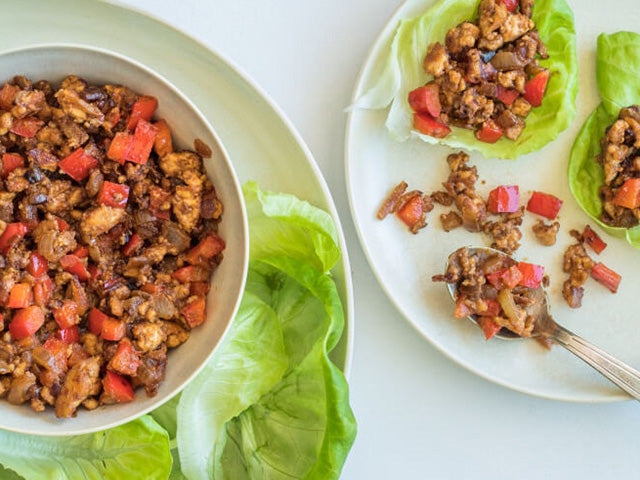 Sesame Tofu Lettuce Wraps