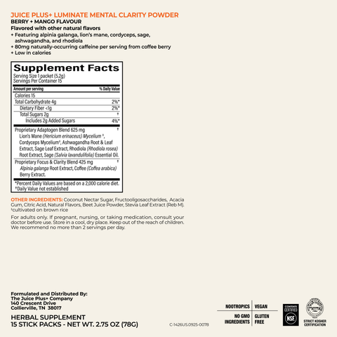 Juice Plus+ Luminate