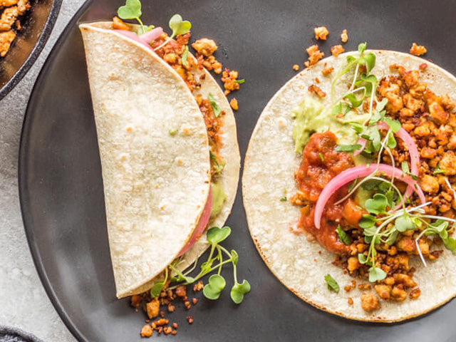 Crumbled Tofu Tacos