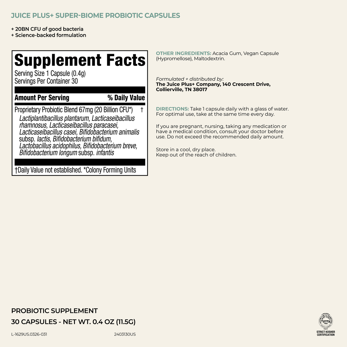 Probiotic Capsules + Prebiotic Powder