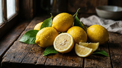 Lemon extract from lemon fruits and peels