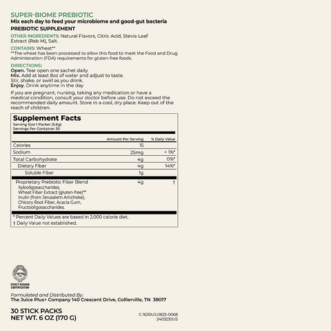 Super-Biome Probiotic + Prebiotic