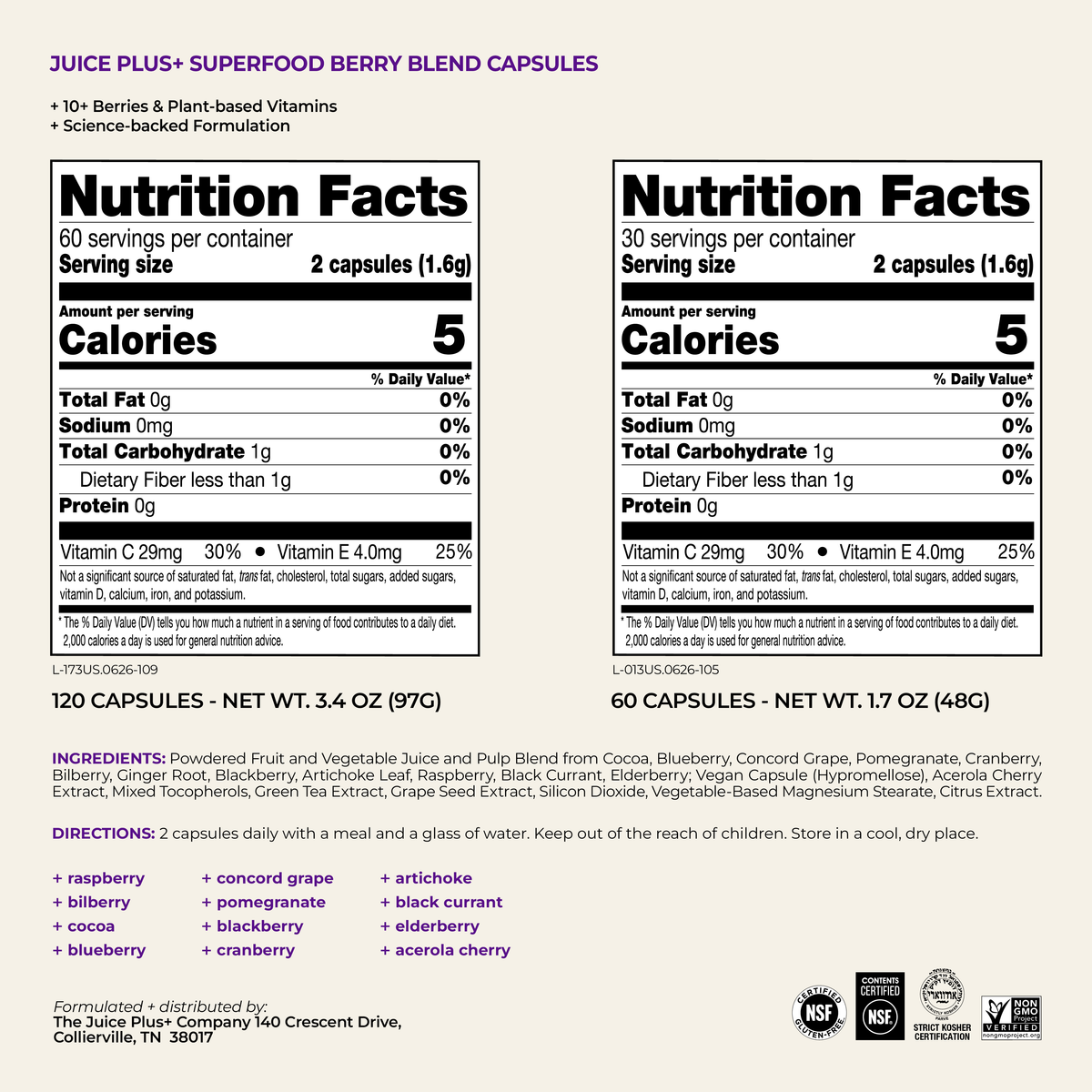 Fruit, Vegetable & Berry Blend Capsules