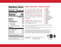 Juice Plus+ Fruit Chewables label